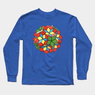 Rhombic Zonohedron Long Sleeve T-Shirt